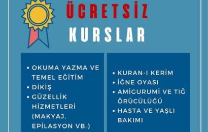 Gönen’de Kadınlara Yönelik Ücretsiz Kurs İmkanı