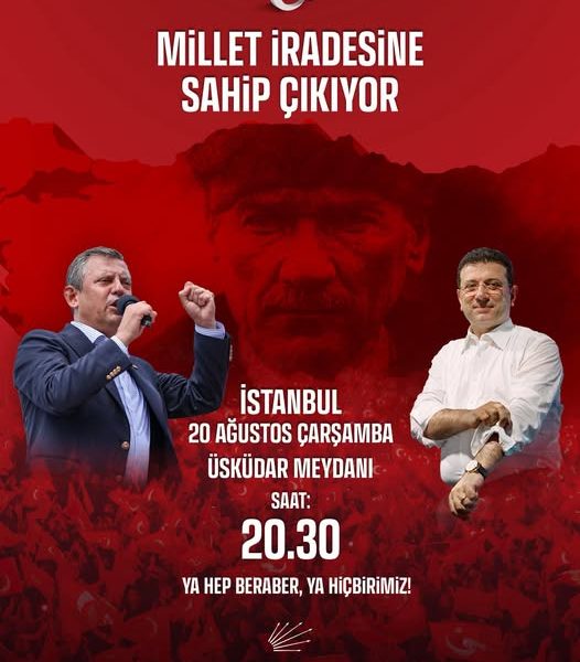 Üsküdar’da Millet İradesi Meydanlara Taşıyor