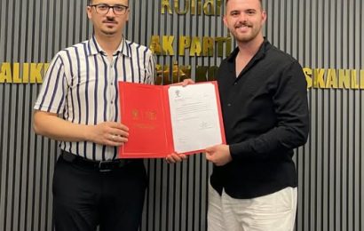 AK Parti Gönen Gençlik Kolları Başkanlığı’na Fatih Orhan Atandı