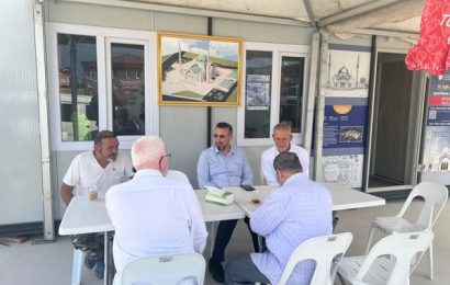 Bandırma’da İnşaatı Devam Eden Caminin Ziyareti