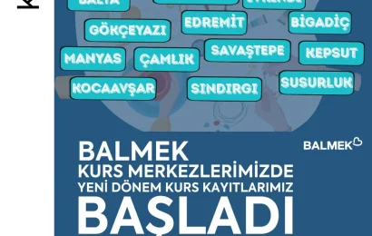 BALMEK’te Yeni Dönem Kurs Kayıtları Başladı: Hemşehrilerimiz İçin Geniş Eğitim İmkanı
