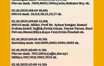 UEDAŞ, Gönen’de Planlı Elektrik Kesintisi Duyurusu Yaptı