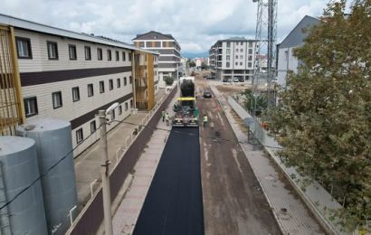 Bandırma’da 600 Evler Mahallesi’nde Asfalt Çalışması Başladı