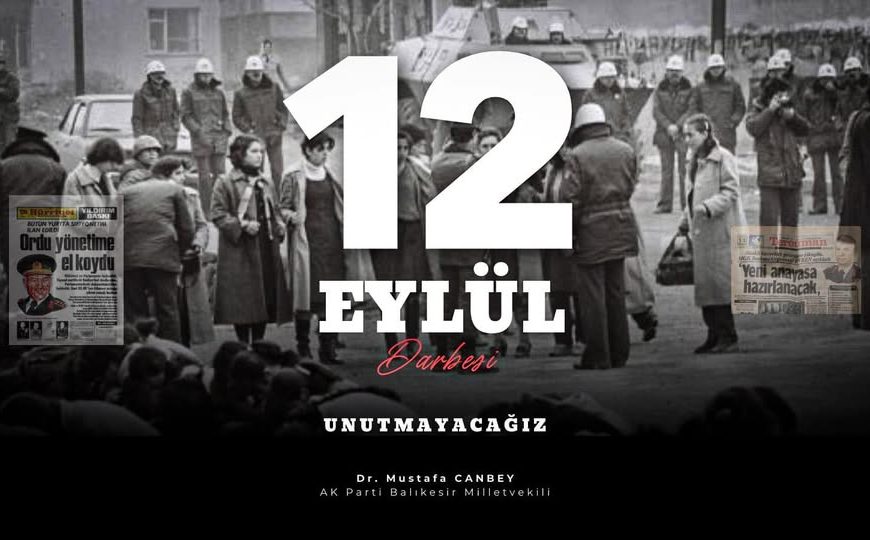 12 Eylül Darbesi’nin Yıldönümünde Demokrasi Vurgusu