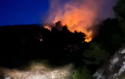 Marmara Adası’nda Orman Yangını Devam Ediyor: Alevlerle Mücadele Zorlaşıyor