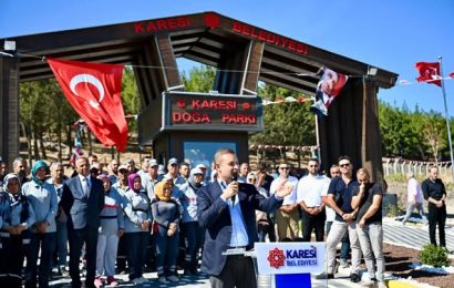 Balıkesir’e Yeni Doğa Parkı Kazandırıldı: Karesi Doğa Parkı Açıldı