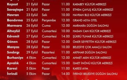 CHP Balıkesir Kongre Takvimi Açıklandı