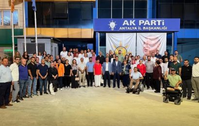 Antalya’da AK Parti İl Yönetimi Toplantısı Gerçekleşti