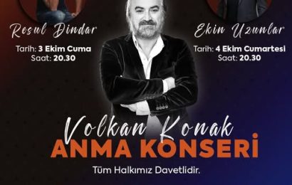 Volkan Konak, Balıkesir’de Anılacak