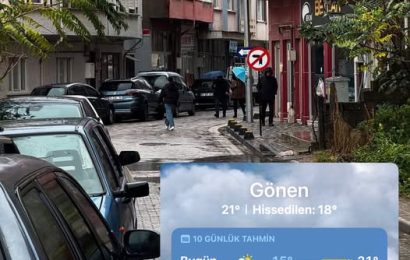 Gönen’de Pazartesi Günü Yağış Bekleniyor