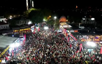 Eyüpsultan’da Filistin’e Destek Mitingi Düzenlendi