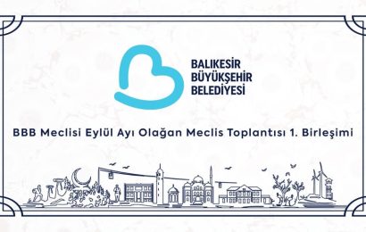 Balıkesir Büyükşehir Belediyesi Meclisi Eylül Ayı Toplantısı Yapıldı