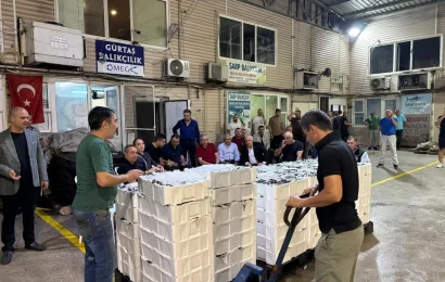 Balıkesir’de Balık Sezonu İlk Mezatla Açıldı