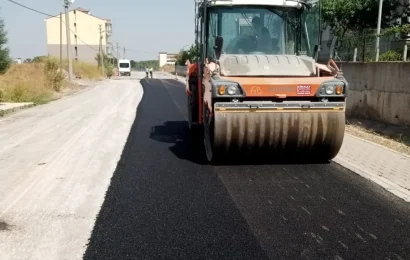 Balıkesir’de Asfalt Çalışmaları Devam Ediyor