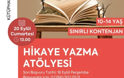 Balıkesir’de Çocukların Hayal Gücü Hikaye Yazma Atölyesi ile Canlanacak
