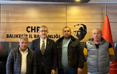 CHP Savaştepe İlçe Başkanı Ali Atalay, İl Başkanı Erden Köybaşı’nı Ziyaret Etti
