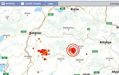 Simav’da 5.0 Büyüklüğünde Deprem: Bursa ve İstanbul’da Hissedildi