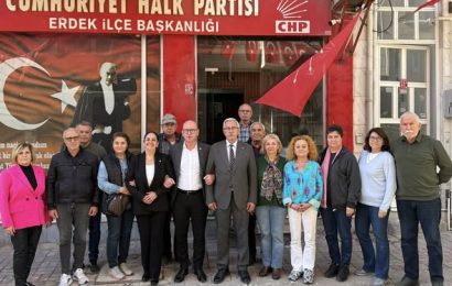 CHP’li Serkan Sarı, Erdek’te Siyasi ve Yerel Yönetim Ziyaretlerinde Buluştu