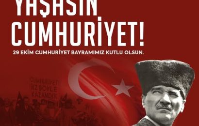 Balıkesir İtfaiyesi’nden Cumhuriyet Bayramı Kutlaması