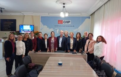 29 Ekim Kadınları Derneği’nden CHP Altıeylül İlçe Başkanlığı’na Ziyaret