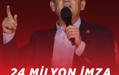 CHP, “Adayım Yanımda Sandığı Önümde” Kampanyası ile 24 Milyon İmza Hedefliyor