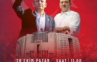 Ekrem İmamoğlu, 26 Ekim Pazar Günü Çağlayan Adliyesi’nde İfade Verecek