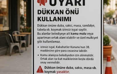 Gönen Belediyesi Dükkan Önü İşgallere Karşı Uyardı: İzinsiz Kullanım Cezaya Tabi