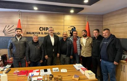 CHP Savaştepe İlçe Başkanı Ali Atalay, Balıkesir İl Başkanlığını Ziyaret Etti