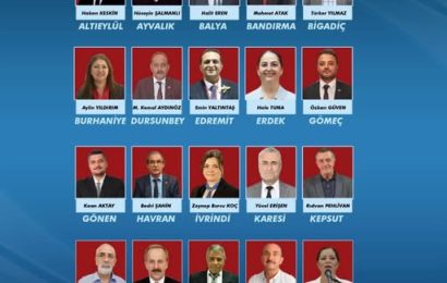 CHP Balıkesir’de Kongre Süreci Tamamlandı, İlçe Başkanları Belirlendi