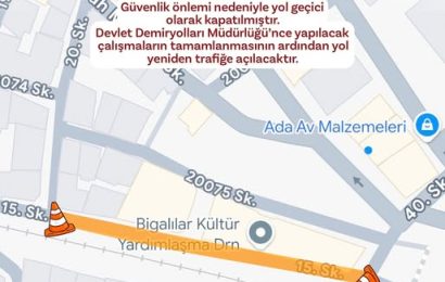 Bandırma’da Güvenlik Önlemi: 15. Sokak Trafiğe Kapatıldı