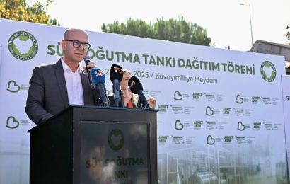 Balıkesir’de Çiftçilere Süt Soğutma Tankı Desteği