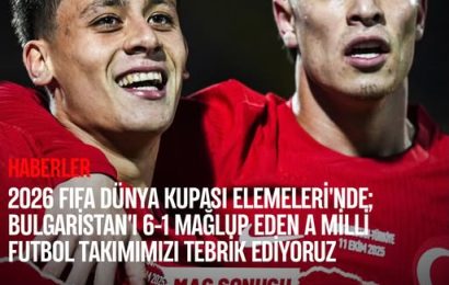 2026 FIFA Dünya Kupası Elemeleri’nde Bulgaristan 6-1 Mağlup Edildi