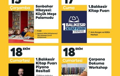 Balıkesir’de Kültür Sanat Haftası Başlıyor: 13-19 Ekim’de Renkli Etkinlikler