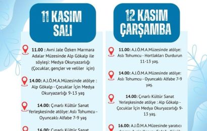 Marmara Adası’nda Çocuklar İçin Edebiyat Şenliği