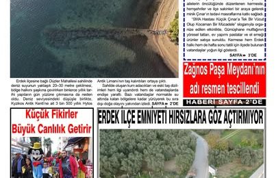 Erdek’te Kanalizasyon Arıza Ekipleri Yoğun Mesai Yapıyor