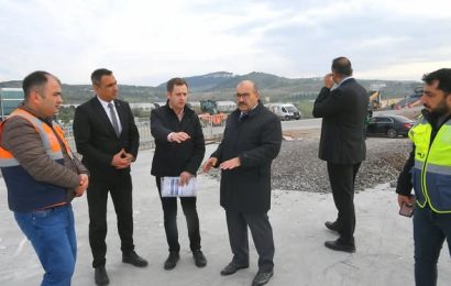 Balıkesir-Kepsut Yol Çalışmaları Vali Ustaoğlu’nun Denetiminde