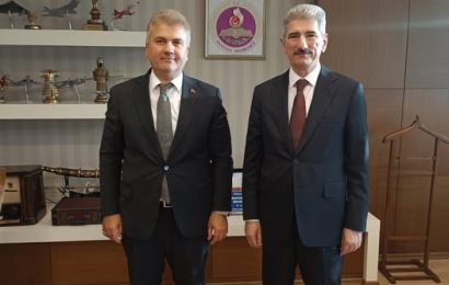 Mustafa Canbey, Anayasa Mahkemesi Üyesi Muhterem İnce’yi Ziyaret Etti