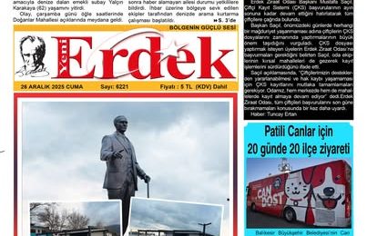 Erdek’te Yeni Yıl Öncesi Şehir İçme Suyu Hatları Yenileniyor