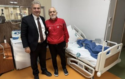 Balıkesir’de Hastanede Tedavi Gören Ramazan Demir ve Sıtkı Şeremetli’ye Ziyaret