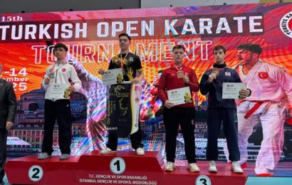 Gönen Karate Akademisi Sporcusu Erva Yaşar Çakır, İstanbul’daki Turkish Open’ta Bronz Madalya Kazandı