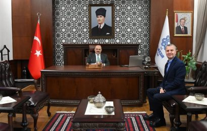 Murat Doğan, Balıkesir Valisi İsmail Ustaoğlu’nu Ziyaret Etti