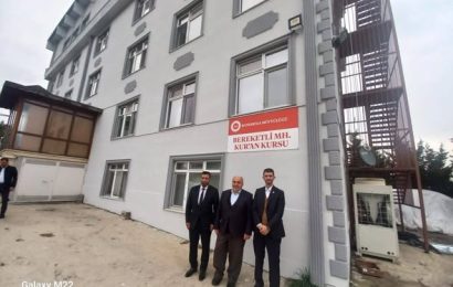 Balıkesir Müftülüğü Yetkililerinden Bereketli Yatılı Hafızlık Kız Kur’an Kursu’na Anlamlı Ziyaret