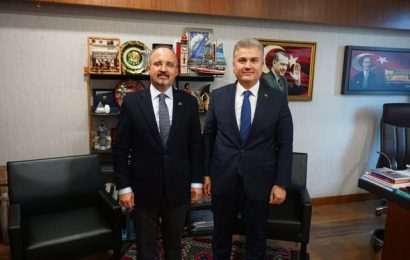 İçişleri Bakan Yardımcısı Turan ve Milletvekilleri Meclisteki Çalışma Ofisinde Ziyaret Etti