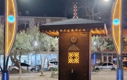 Gönen’de Reşadiye Mahallesi Meydanı Yenilendi ve Yeni Çeşme Hizmete Açıldı