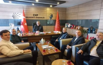 Susurluk Belediye Başkanı ve Meclis Üyeleri CHP Balıkesir İl Başkanlığını Ziyaret Etti