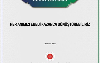 Bandırma Müftülüğü: Her Anımızı Ebedi Kazanca Dönüştürebiliriz