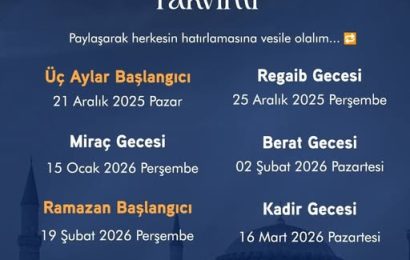 2025-2026 Üç Aylar Başlangıç Tarihleri Açıklandı