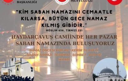 Bandırma’da Sabah Namazı Buluşması ile Kardeşlik Bağları Güçleniyor
