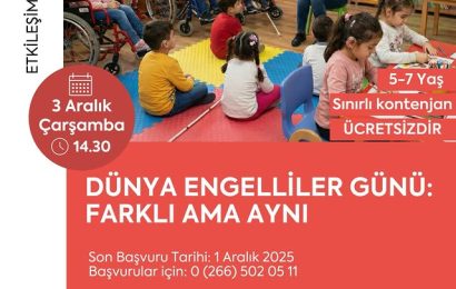 Balıkesir’de Çocuklar için Ücretsiz Etkileşimli Kitap Okuma Etkinliği