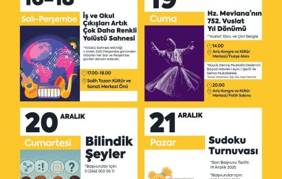 Balıkesir’de Kültür ve Sanat Haftası: 15-21 Aralık Etkinlik Takvimi Açıklandı
